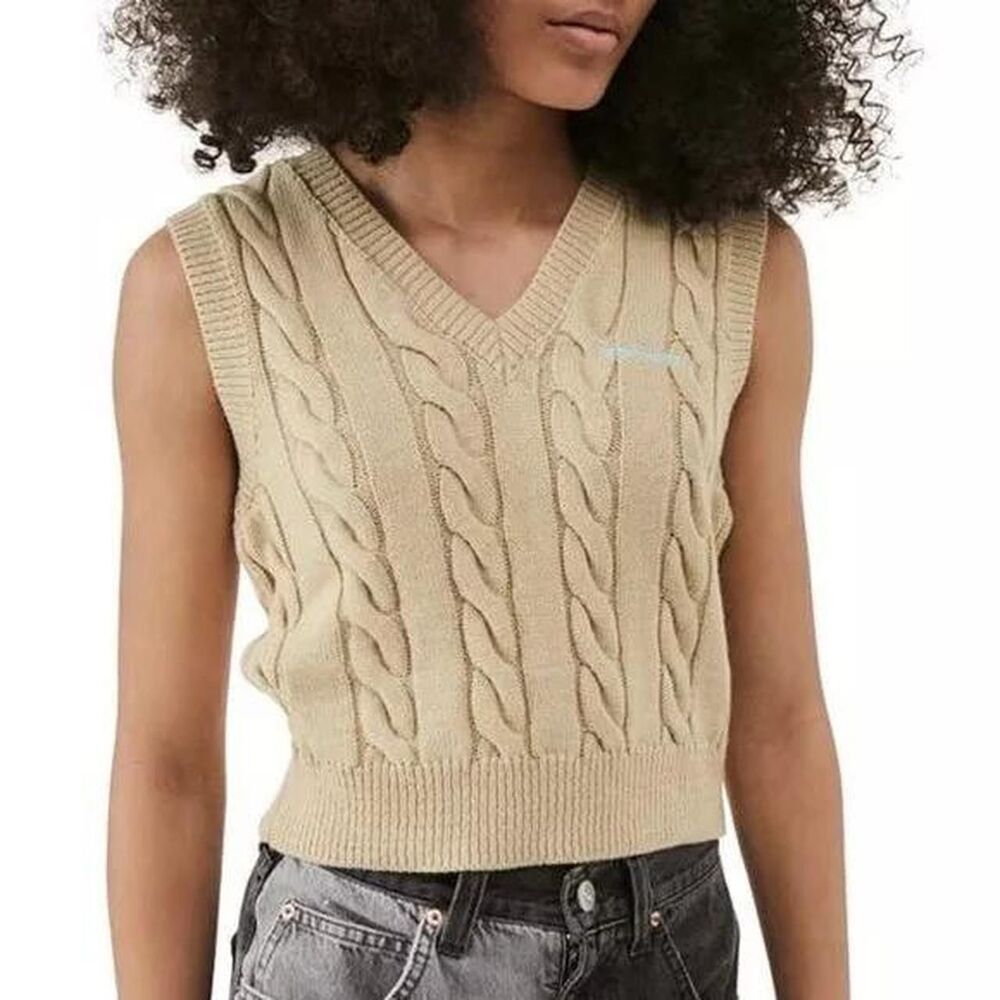 Iets-frans Women's Cream Crop-top
